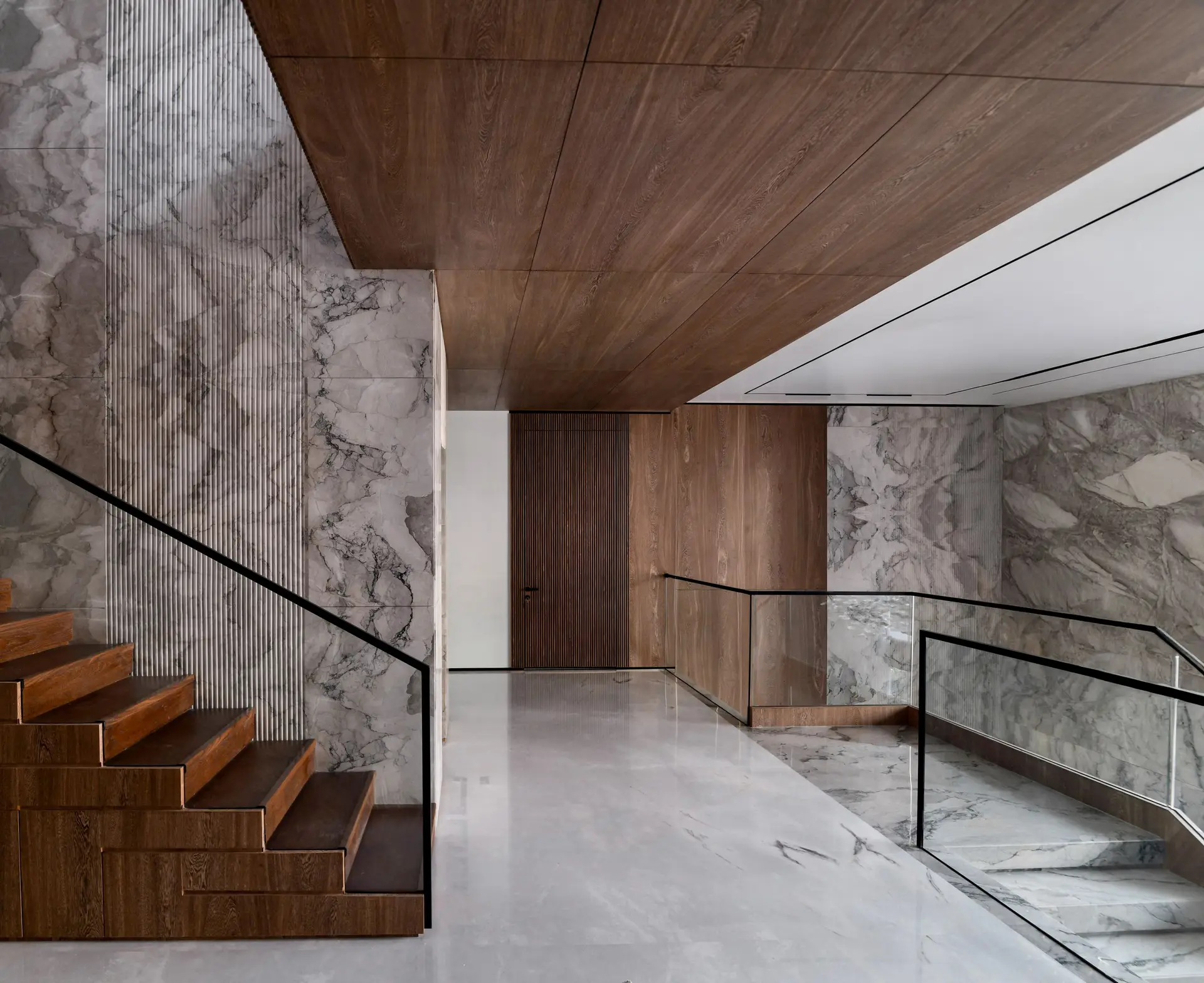 Precision architectural stone joints and honed surfaces