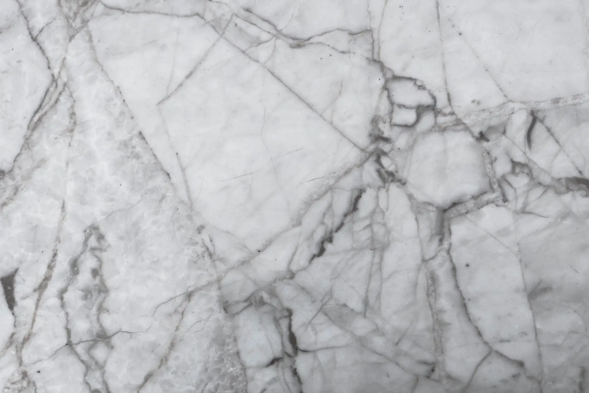 Architectural stone reception counter in boutique commercial headquarters